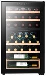 CLIMADIFF Weintemperierschrank CEPAGE33DZ, f&uuml;r 33 Standardflaschen &aacute; 0,75l,2