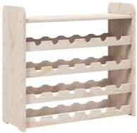 vidaXL Weinregal Weinregal mit Oberplatte 67,5x25x60 cm Massivholz Kiefer,...