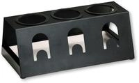 KESPER&reg; Flaschenhalter f&uuml;r 3 Flaschen, mit Abtropfschale, (1-St), stilvoller...