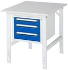 RAU Werkbank Arbeitstisch 750x1000x760-1080 3xSchub M-Platte 22mm...