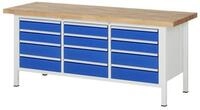 RAU Werkbank Rau Werkbank 8579A2, B2000xT700xH840mm, 12x Schublade-TA