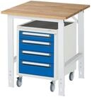 RAU Werkbank Rau Arbeitstisch Tom h&ouml;henverstellbar KM10, B750xT800xH760-1080mm, B-P
