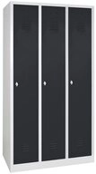 BRB-Lagertechnik Spind Kleiderspind mit 3 Abteilen, BxTxH 900x500x1800 mm...