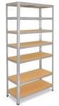 shelfplaza Schwerlastregal HOME, 155x23x30cm verzinkt, 7 B&ouml;den, Kellerregal,