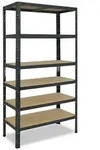 shelfplaza Schwerlastregal HOME, 230x90x30cm anthrazit, 6 B&ouml;den, Kellerregal,