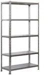 PROREGAL&reg; Schwerlastregal METAL SHARK 180x90x40cm Fachlast 180kg Verzinkt,
