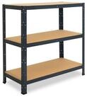shelfplaza Schwerlastregal HOME, 90x120x50cm anthrazit, 3 B&ouml;den, Kellerregal,