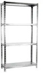 PROREGAL&reg; Schwerlastregal Schwerlastregal MID METAL SHARK, 150x120x40cm,...