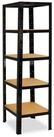 shelfplaza Schwerlastregal BLACK, 200x45x45cm schwarz, 5 B&ouml;den, Wohnraumregal...