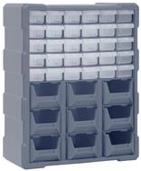 vidaXL Werkzeugkoffer 30 9 Schubladen Multi-Schubladen-Organizer mit 39...