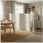 Homestyle4u Paravent Raumteiler Trennwand Bambus Sichtschutz Holz 145x200...