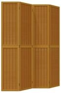 vidaXL Paravent 40 x 200 cm 4-tlg Raumteiler Paravent Trennwand Spanische Wand...