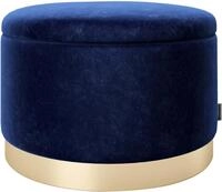 PLAYBOY Pouf SUE, Abnehmbarer Deckel, innen Stauraum f&uuml;r Decken, Kissen und
