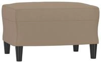 vidaXL Polsterhocker Fu&szlig;hocker Cappuccino-Braun 60x50x41 cm Kunstleder (1 St)