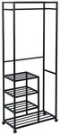 M2 Kollektion Garderobenst&auml;nder Rollgarderobe ANDORRA, B 75 cm x H 183 cm,...