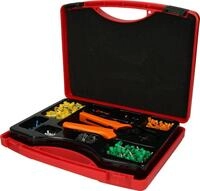 KS Tools Crimpzange Sortiment Drahtendh&uuml;lse mit Crimpzange, 0,25 mm&sup2; - 6,0...