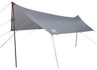 vidaXL Tarp-Zelt Tarp Grau und Orange 460x305x210 cm Wasserdicht, Personen: 1 (1 tlg)