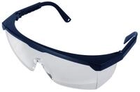 Wolfcraft Arbeitsschutzbrille Wolfcraft Schutzbrille Ergo transparent-blau