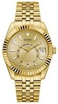 Guess Quarzuhr JADEN GW0977G2, Armbanduhr, Herrenuhr, Edelstahlarmband, Datum