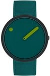 PICTO Quarzuhr PICTO R44003-R004 Unisex Uhr Uhr Ghost Nets Ocean Green 40mm 5ATM