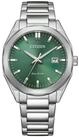 Citizen Solaruhr BM7620-83Y, Eco-Drive Solar Herren-Uhr Stahl/Moosgr&uuml;n