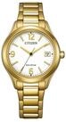 Citizen Solaruhr FE6122-64A, Eco-Drive Solar Damen Goldfarben