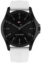 Tommy Hilfiger Quarzuhr BRUCE 1710740, Armbanduhr, Herrenuhr, Silikonarmband,...