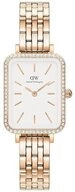 Daniel Wellington Quarzuhr Daniel Wellington Quadro Lumine Bezel 5-Link Melrose,