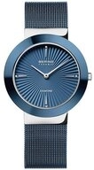 Bering Quarzuhr Bering Classic blau gl&auml;nzend 11435-307 11435-307, (100-tlg),