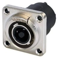 Neutrik SpeakON&reg; Einbaubuchse 4-Pol male, verzinkt NLT4MPXX Audio- &...