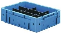 LA KA PE Stapelbox (10 St&uuml;ck), Unterteiler 1150 x 120 x 5 mm, (Pack a