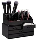 relaxdays Make-Up Organizer 2 x Make Up Organizer schwarz, 2-tlg.