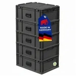 PROREGAL&reg; Stapelbox SuperSparSet Eurobox NextGen Portable, Verschiedene