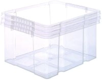 BigDean Stapelbox Kunststoffbox Eurobox stapelbar 44x35x24cm passt in...