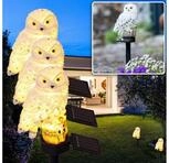 Casativo LED Solarleuchte LED Solar-Eule wetterfest &ndash; Gartenleuchte mit