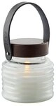 Sirius Home A/S LED Laterne Aston Solar 1 LED 12 x 12cm schwarz braun, LED fest
