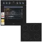 exquisit Backofen-Set EHE5258-UBZ-020, mit Teleskopauszug nachr&uuml;stbar, 75 Liter