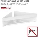WENKO Badregal Turbo-Loc&reg; Genova, Wandregal aus hochwertigem Edelstahl, Befestigen