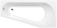 Polysan s.r.o. Eckwanne PROJEKTA R asymmetrische Badewanne 160x80x44cm, rechts,