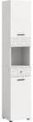 xonox.home Hochschrank Wei&szlig; Melamin Modern 35x187x34 cm