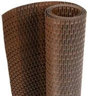 vidaXL Balkonsichtschutz Balkonabdeckung Braun und Schwarz 500x80 cm Poly Rattan