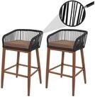 MCW Barhocker MCW-O22-S (2 St), Inklusive Sitzkissen