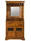 Massivmoebel24 Barschrank OXFORD (Bar Akazie 97x52x193 honig&nbsp;lackiert OXFORD...