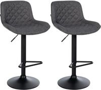 CLP Barhocker Kasson (Set, 2 St., 2er), mit stabilen Metallgestell