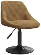 vidaXL Barhocker Barhocker Braun Samt (1 St)