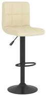 vidaXL Barhocker Barhocker Creme Stoff (1 St)