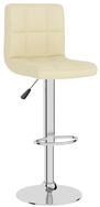 vidaXL Barhocker Barhocker Creme Stoff (1 St)