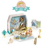 DJECO Kreativset Mi House Miniaturhaus Bastelset mit M&ouml;beln, Figur &...