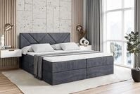 ALTDECOR Boxbett BARWA (Multipocket-Matratze H4, H3 Matratze Bonellfederung, Topper,