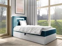 MIRJAN24 Boxspringbett Gold Junior 1 (mit Bettkasten, Polsterkopfteil und